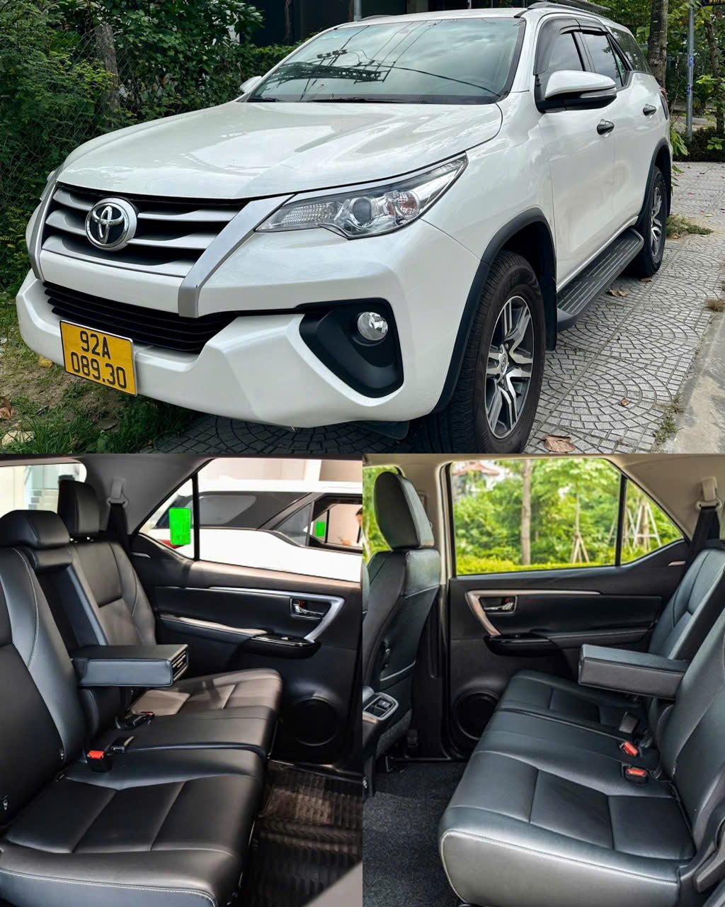 Private car staged for the Quy Nhon to Le Thanh visa run