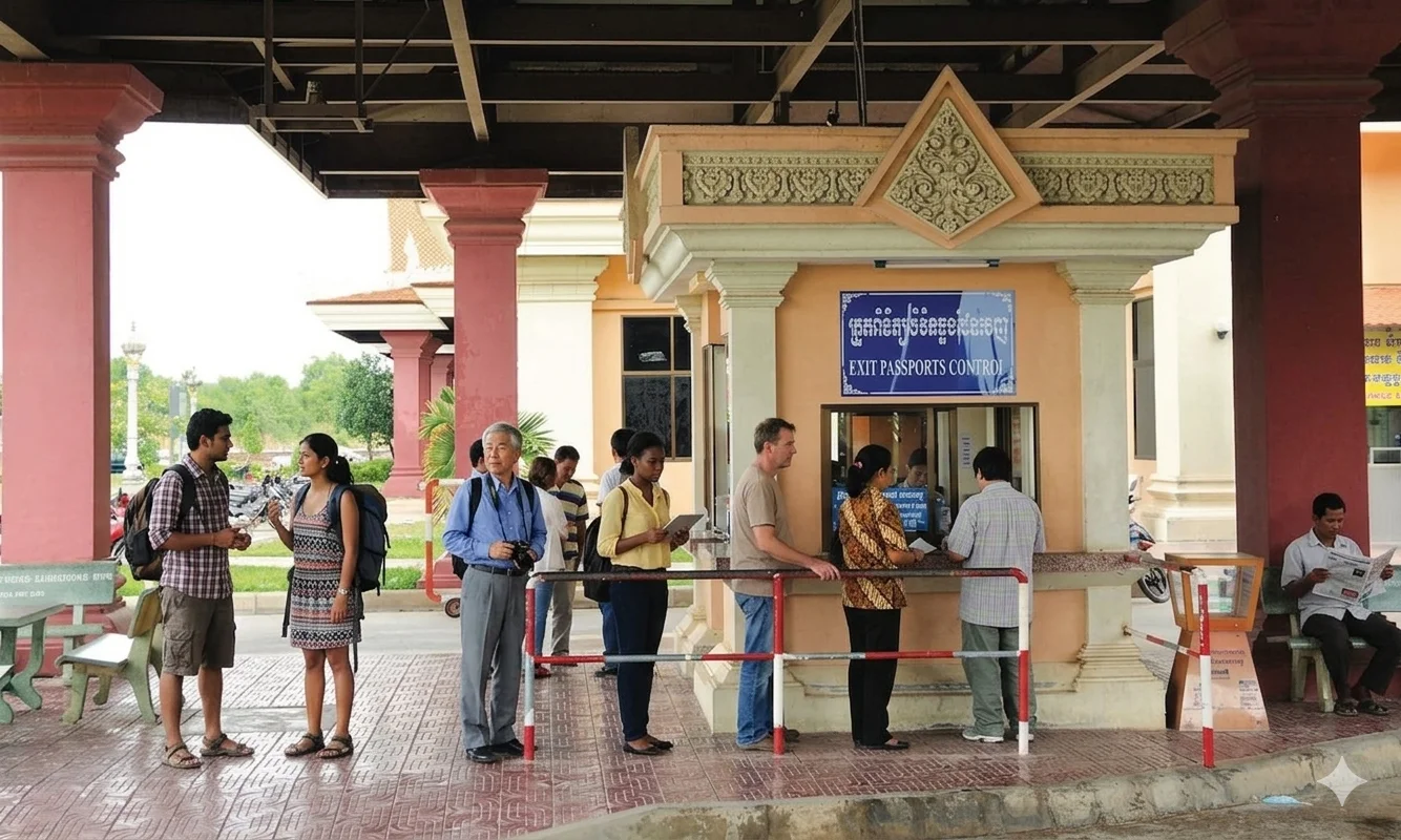 Private car from Quy Nhon to the Le Thanh border gate